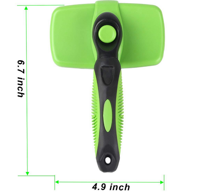 Self-Cleaning Slicker Brush